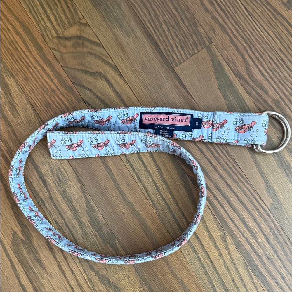Vineyard Vines Blue Lobster Belt